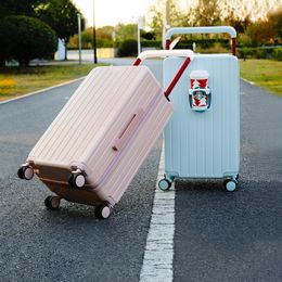 Valises bagages à tige large 26 pouces valise de voyage grande capacité 20 chariot à fond plat avec roue tournante