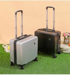 Valises Y2325 18 pouces léger embarquement chariot boîte mâle étudiant mot de passe voyage valise en cuir bagages