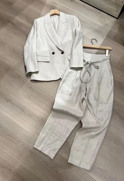 Costumes 2022 Spring Summer Collection Linn Smart Casual High Taist Pant Suit
