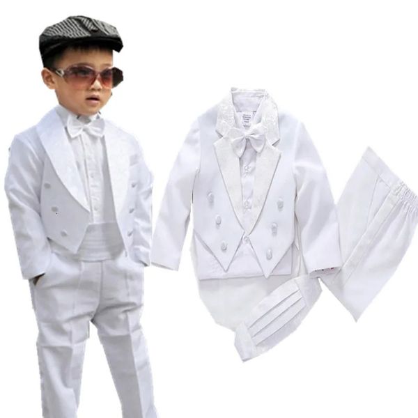 Costumes 2023 Baby Boy Tuxedo Suisse noir blanc Baptême de mariage