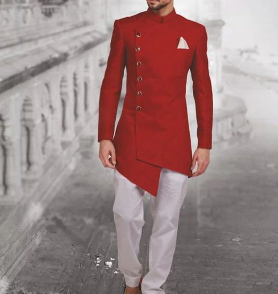Costumes 2023 Dernier design long combattant pour hommes robe de mariée indienne