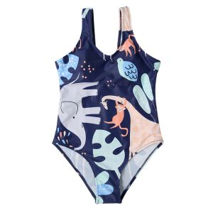 Costumes Animal enfants filles une pièce maillots de bain 2023 vente en gros été plage étudiants enfants fille maillot de bain bébé enfant maillot de bain Monokini