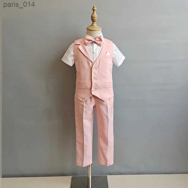 Trajes para bebés, niños, traje formal de fotografía de cumpleaños, chaleco para niños, camisa, pantalones, pajarita, vestido de novia, traje para adolescente, disfraz de graduación para niños