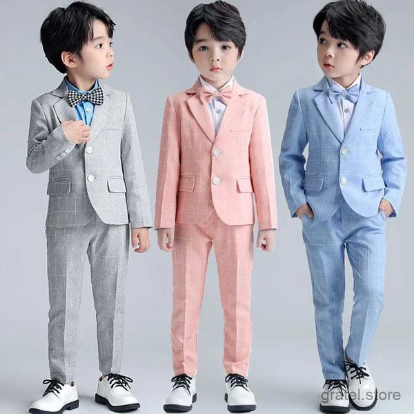 Costumes grands garçons d'anniversaire formel photo costume enfants pantalon rose pantalon bowtie robe de mariée adolescente costume d'enfants costume de remise des diplômes