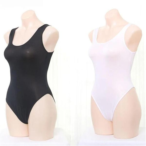 Trajes de bikini para mujer, chaleco Sexy transparente con archivo abierto, traje de baño japonés encantador para playa y sol, traje de baño de una pieza, monokini para mujer