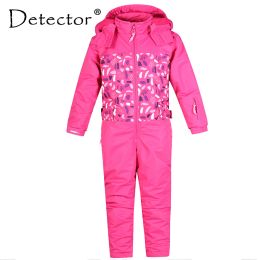 Pakken Detector Girl Ski Suit waterdichte winddichte ski snowboardbied Warm thermisch kind kapsel kleine kinderen kleding