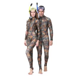 Costumes DiveSail One-Piece Camouflage Rashguard Adultes Dive Skin Upf50 + Maillot de bain de la combinaison pour plongée