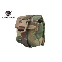 Costume Emerson Tactical LBT LBT Single Modular Frag Grenade Pouche molle AirSoft Military Hunting Combat Gear