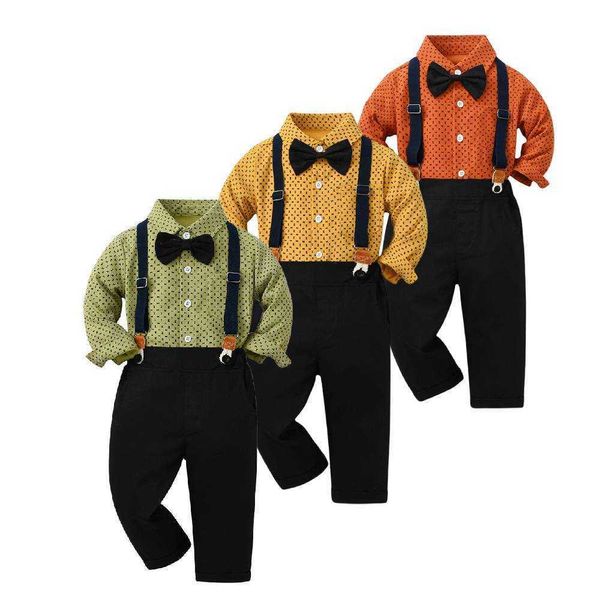 Costumes Mode Garçons Boutique Vêtements Ensemble 1-9 Ans Enfants Hôte Performance Costume Gentleman Enfants Tenues D'anniversaire En Gros CostumesHKD230704