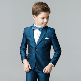 Trajes Traje formal para niños para la boda Niños Fiesta blanca Blazers Pantalones Traje de bautismo Traje de niños Caballeros Adolescente Prom Tuxedos Set 230802