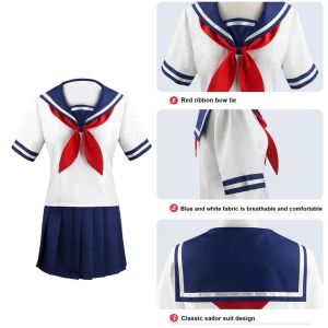Pakken Japanse Koreaanse versie JK Suit Cosplay Cosplay Costume Dames Uniform High School Sailor Navy Girls Japanse geplooide rok JK -uniform