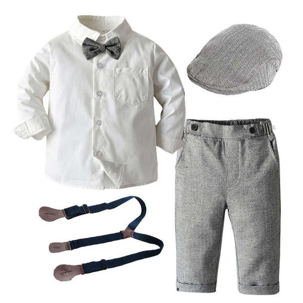 Costumes Enfant Garçons Tenues De Fête Formelles Ensemble De Vêtements De Mariage Anniversaire Toddler Garçon Gentleman Beau Enfants Costume Élégant 2 3 4 5 6 AnsHKD230704