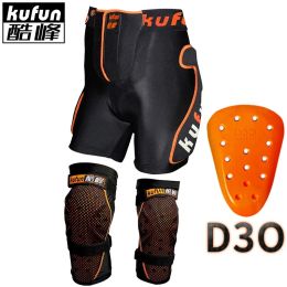 Suits Kufun D3o Kniebeschermers Protector Shorts Heupkussen voor Ski Snowboard Skateboard Skate Motorcycle Kids Volwassenen Kinderen Beschermende uitrusting