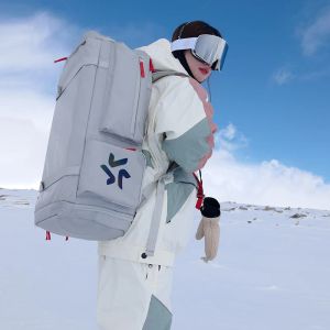 Sigle de ski LDSKI 2021 Snowboard Backpack Hiver Sports Bag Boot Boot Boot Scogle Strap Light Weight Easy Access Rangement