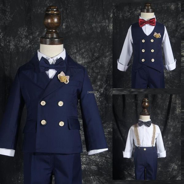 Trajes para niños pequeños, traje de boda para niños, vestido de pografía para niños, puesta en escena, Blazer Formal, traje de ceremonia de cumpleaños para bebés, disfraz 230526