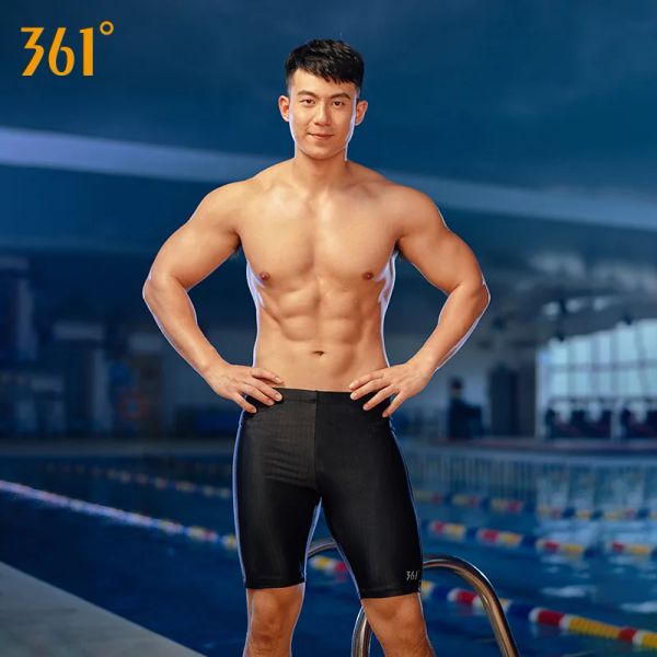 Costumes Shorts de natation professionnels d'athlétisme pour hommes, serrés, maillots de bain de plage, maillots de bain imperméables pour garçons, culottes Boxer
