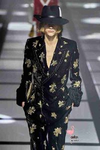 Suits pour hommes de Blazers Designer Fashion Blazer Ves à veste lourde broderie à manches longues à manches longues.