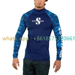 Costumes Mens Surf Rash Guard UV Protection solaire Skins Basic Skins Suis-on