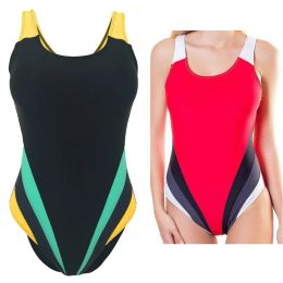 Costume nouveau m 5xl athlète patchwork un morceau de maillot de bain sexy de maillot de bain sport de maillot de bain triangulaire plus taille nager swimnewear