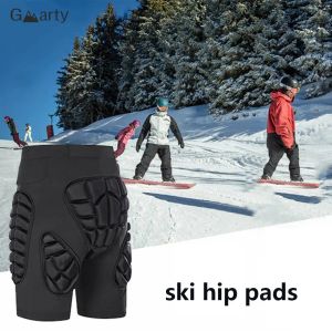 Costumes Ski Snowboard Skate pantalon rembourré moto pantalon Sports de plein air Ski Shorts hanche Pad protecteur armure moteur Shorts
