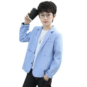 Trajes Traje Blazer para niños Niño 2023 Estilo casual coreano Niño Boda Gentelman Chaquetas Abrigo Negro Azul Escuela Ropa formal de primavera 230830