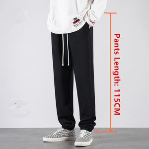 Costumes Hommes de grande taille 190CM pantalons de survêtement Extra longs coton Joggers 117CM 4XL 3XL automne hiver polaire pantalons de sport chauds Harem pantalons de survêtement