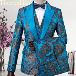 Suits Thorndike New Fashion Men for Wedding Mens Suits Prom Men Groom Tuxedo Blazer Shawl Lapel Slow Slim Fit Fit
