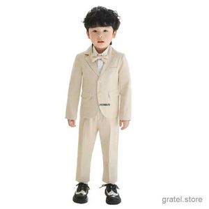 Costumes Costume de mariage pour garçons Gentleman Gentleman Photograph Suit enfants Tuxedo Robe Big Teenage Graduation Stage Show Show Costume