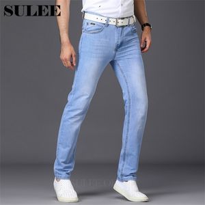 Salee Merk Skinny Jeans Mannen Licht Gewicht Dunne Klassieke Jeans Zomer Stijl Denim Mannelijke Broek Merk Lente Herfst Mens Jeans X0621