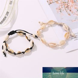 Sumeng Nieuwe Mode Handgemaakte Natuurlijke Seashell Hand Brei Bracelet Shell Armbanden Accessoires Beaded Strand Armband voor vrouwen