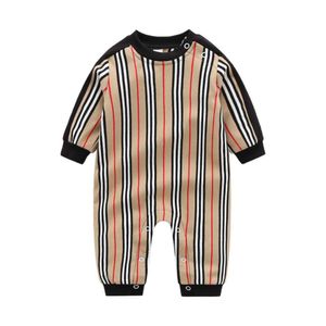 Summe Romper Mode Brief Baby Boy Kleding Wit Lange Mouw Merk Pasgeboren Baby Meisjes Romper 0-3 Maanden