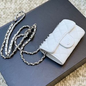 Summe authentine en cuir CF CF Card Pack concepteur de haute qualité mini sac Small Femmes Portefeuille portefeuille Porte-passeport