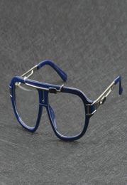 SAMPE WOORD Mode UV Clear Lens Man Rijs blauw frame rijdende bril windstrandenblazen koel zonnebril 5colors 7606709