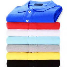 Été 2021 brodé cheval polo homme manches courtes crocodile décontracté solide poney S-6XL GRANDE TAILLE