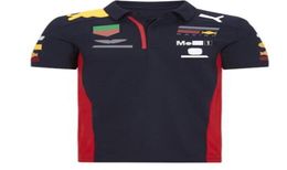 Zomer 2021 nieuwe F1 overalls sneldrogende T-shirts POLO shirts revers teamlogo racepakken wielershirts plus meststoffen4835612