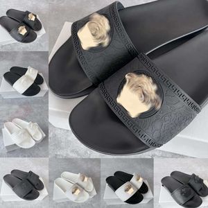 Chaussures d'été 2024 Pantoufles de créateurs Classiques de la mode PALAZZO Sandal Hommes Femmes Sanda Casual Chaussure MuSliders Metal Slipper Summer Platform Brand Shoes Flat Slide