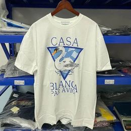 Summer 220G conton Real Casa Tennis Club T-shirt Print Cotton Harajuku Shirts graphiques 240418