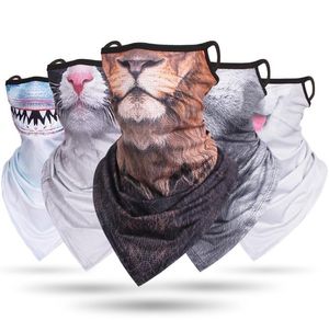 Zomer 3D Schedel Unisex Naadloze Bandana Halsbeenkap Buis Masker Hoofddeksels Motorfiets Fiets Fietsen Gezichtsmasker voor Vrouwen Mannen Magische Sjaal Vissen Maskers