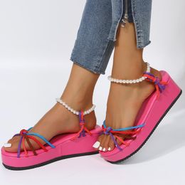 Zomer 910 sandalen dames buiten casual trendy suède metaal buckle dames lengte toenemende platform voor