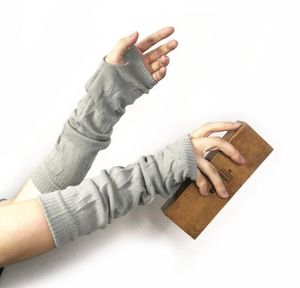 Zomer acryl dunne effen kleur zonnebrandscherm handschoenen armguard ninja knappe anti-uv airconditioning kamer warme mouwen WY1444