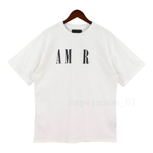Summer Amirirs Tshirt Mens Tee Tee Fashion Impring Printing Pattern Man T-shirt Coton Tees décontractés à manches courtes