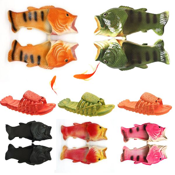 Summer Animal Men Funny Lobster Flip Flip Shower Beach Shower Casual Shoes Women Unisex Big Size Soft Home Snippers Eur 91