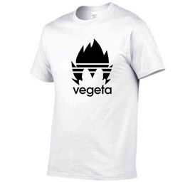 été Anime Imprimer Femme Hommes T-shirts Goku Vegeta Drôle T-shirts Hommes D'été Coton Harajuku À Manches Courtes T-shirt G1203