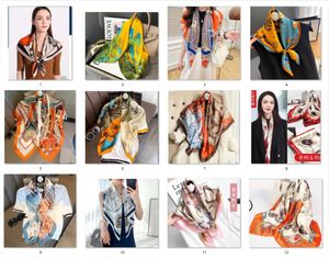 bufandas de otoño e invierno de verano, imitación femenina, cuadrado pequeño versátil y profesional, fabricantes al por mayor, seda de Hangzhou, bufanda 90X90