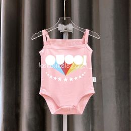 Zomer baby schattige rompers baby meisje jongenskleding 0-2 jaar mouwloos bodysuit schattig dierenpatroon pasgeboren kostuum