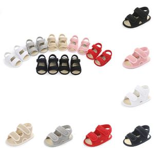 Summer Baby Firts Zapatos para caminar zapatos para niños pequeños Nittler Antnkidding Solid Sandal