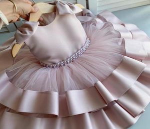 Zomer babymeisje jurk 1e verjaardagsfeestje voor prinses jurken grote boog baby doopkleding peuter jurk meisje039S8527257
