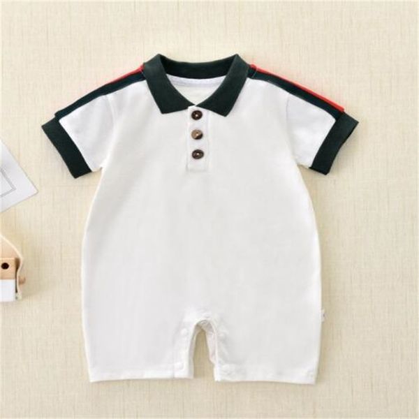 Été Baby Rompers Designers Vêtements nouveau-nés Borning Borning Coton Pyjamas Coton Toddler Girl Girl Boy Jumps Courstes