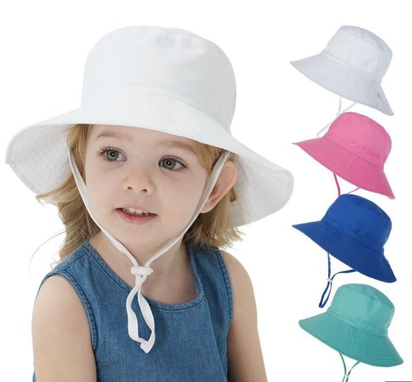 Chapeau de soleil d'été pour bébé, casquette pour garçons, chapeaux de plage unisexes pour enfants, casquettes de dessin animé pour nourrissons, Protection UV GC848