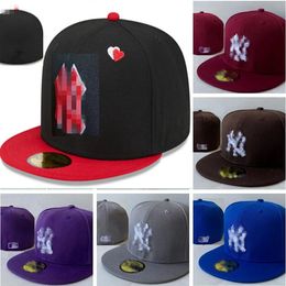 Zomer honkbal caps Bone Men Brand Hoogwaardige sport Casual Yankees Hiphop Outdoor Volle gesloten gepaste hoeden